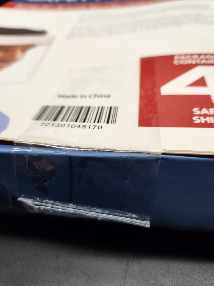 Protective Full Face Safety Shield 4 Pack New Sealed PPE