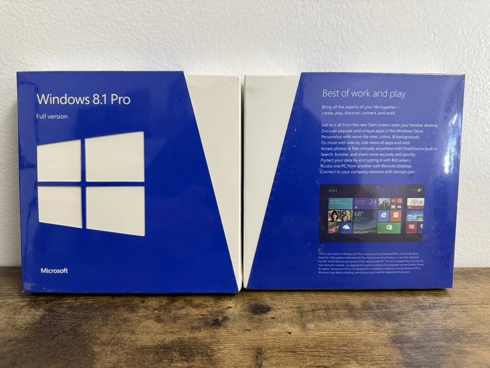 Microsoft Windows 8.1 Pro Full Version for Windows - FQC-06913