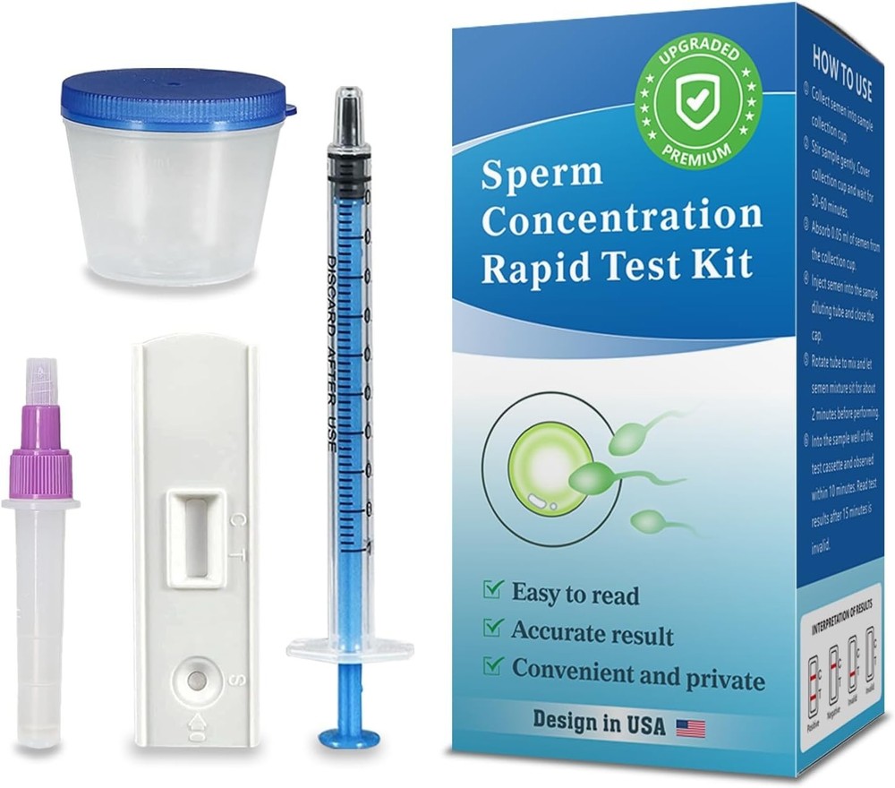 Trak Plus Male Fertility Testing System - Normal or Low Sperm Count Indicator