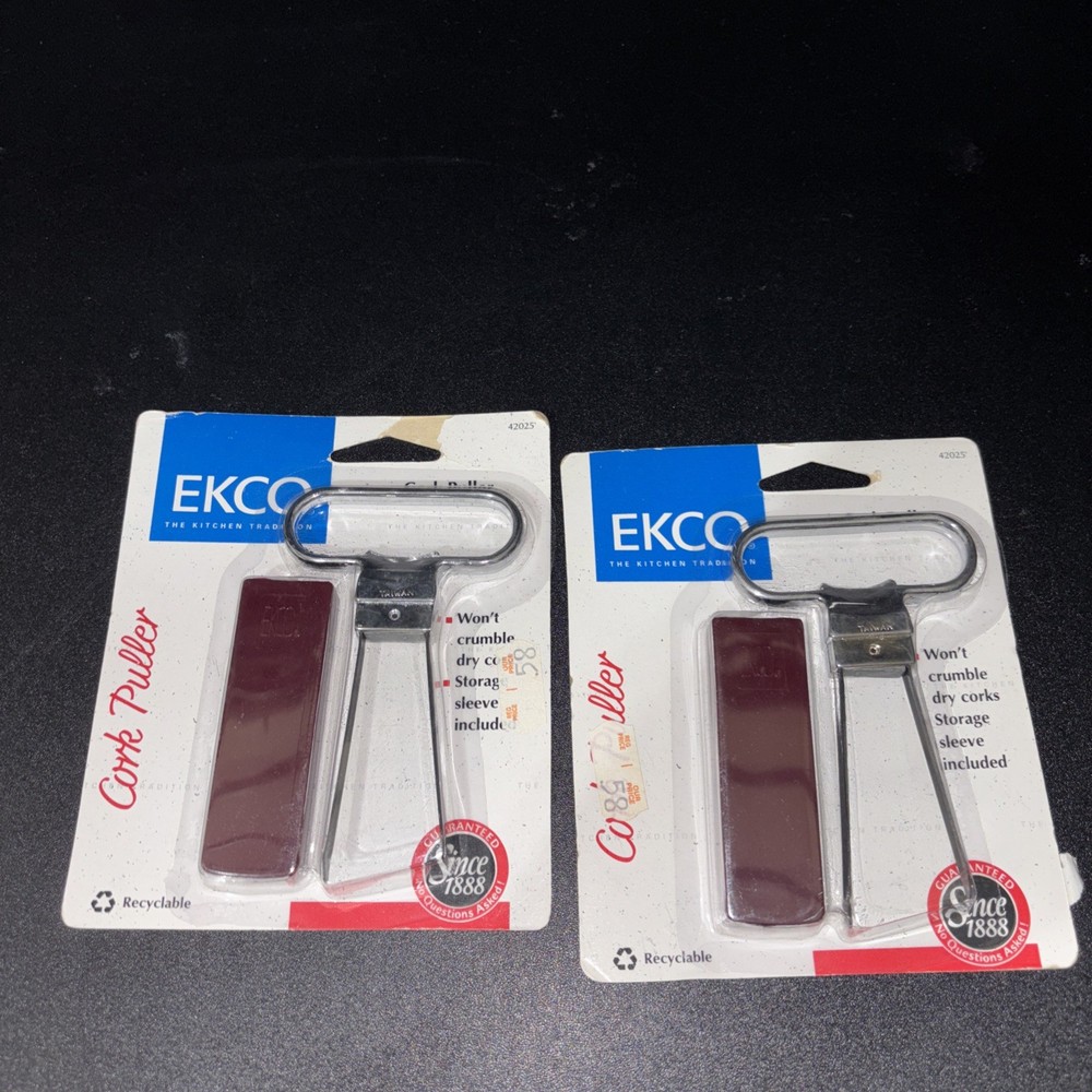 Ekco Cork Puller 42005 Essential Kitchen Tool Wine Bottle Opener Gadget Barware