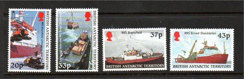 BAT MNH 2000 SG325-328 SURVEY SHIPS