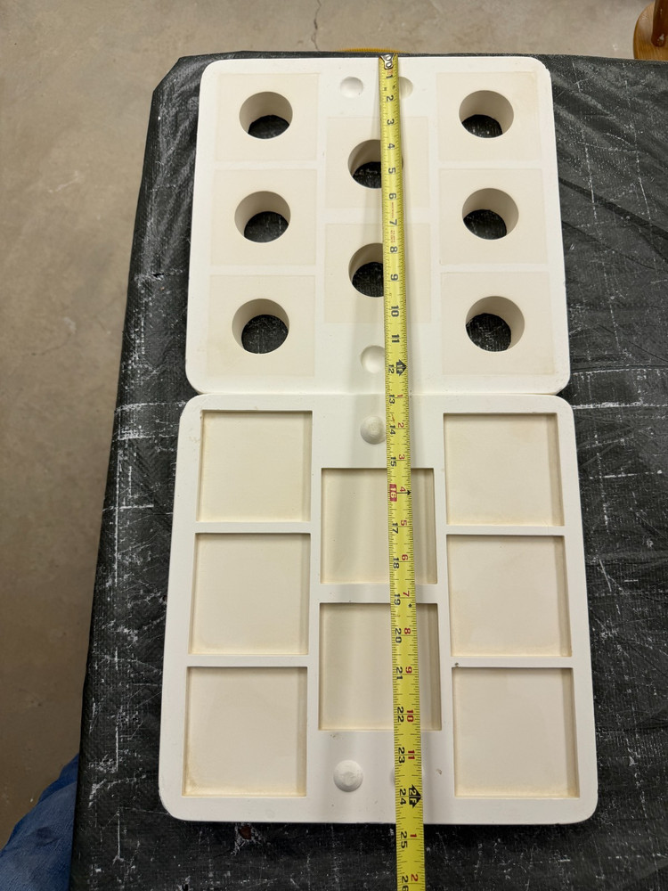 VINTAGE DUNCAN CERAMIC MOLD #DM-60A SQUARE TILE