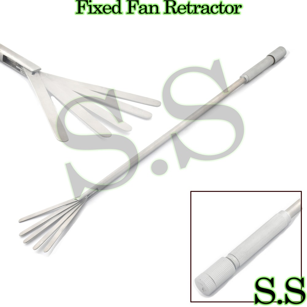 10X350mm Fixed Fan Retractor Lap LP-017