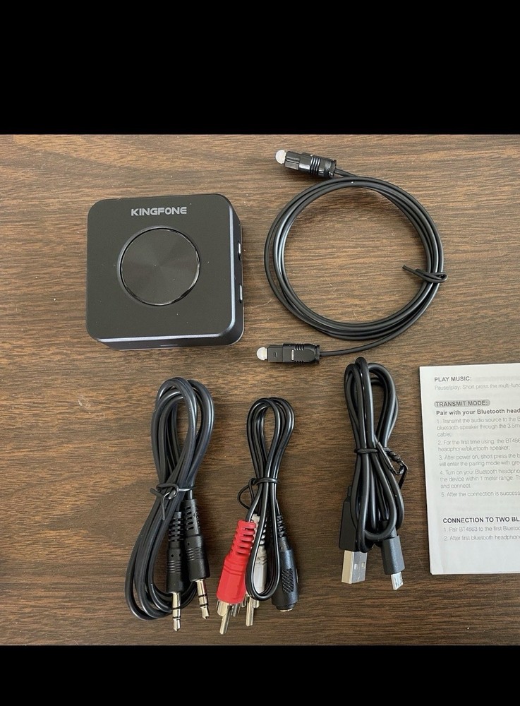 KINGFONE Bluetooth Transmitter Receiver for TV, Optical Digital...