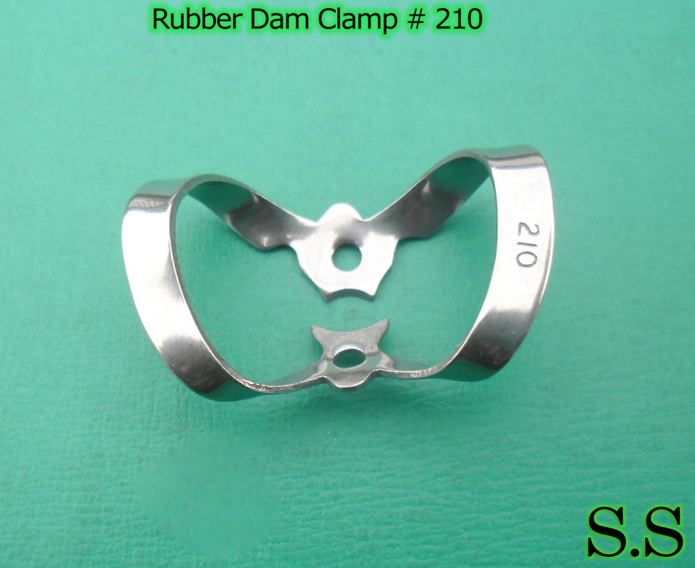 12 Endodontic Rubber Dam Clamp #210