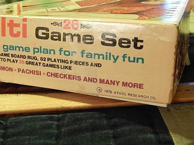 1976 Multi Game Set ~ Athol Research Co. ~ Chess Backgammon Bingo ~ FREE SHIP.