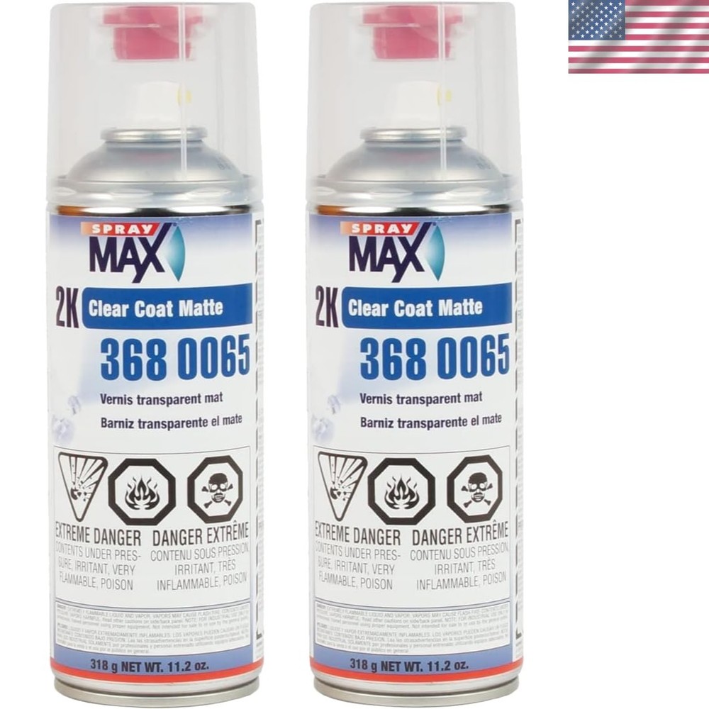 2K Matte Clear Coat 400 ml 2 Pack