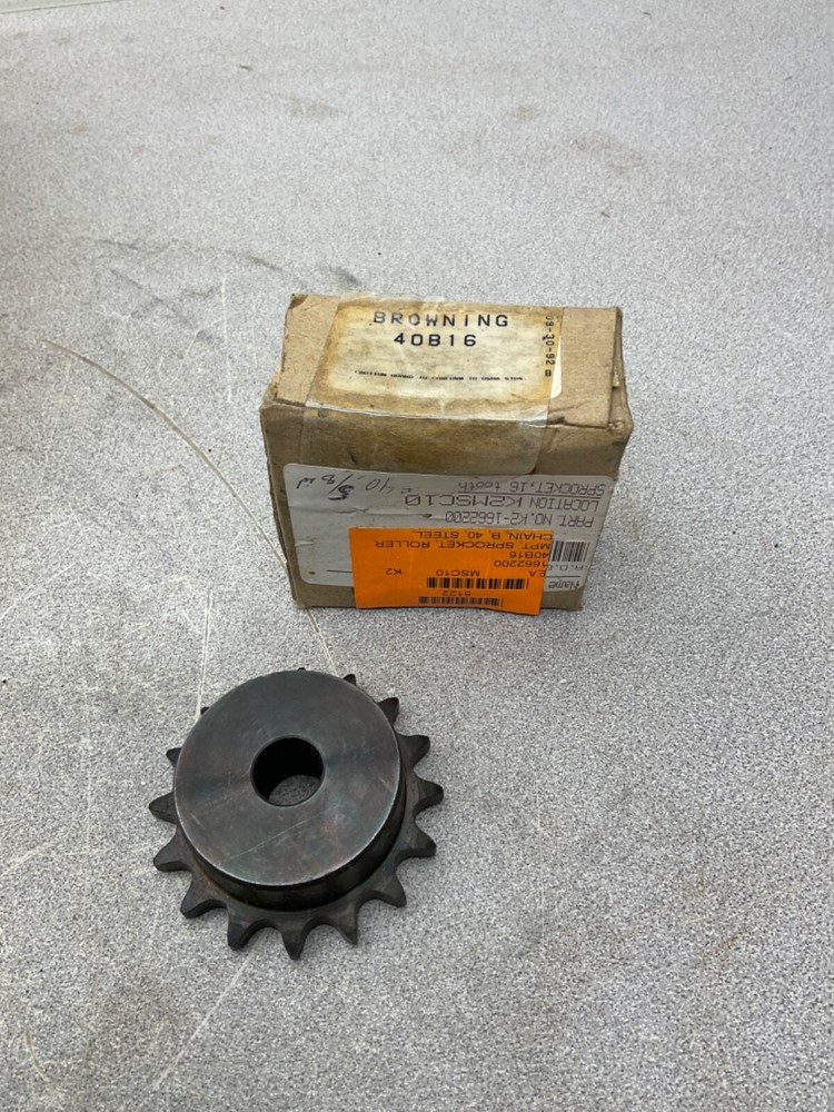 NEW  BROWNING 40B16 CHAIN ROLLER SPROCKET