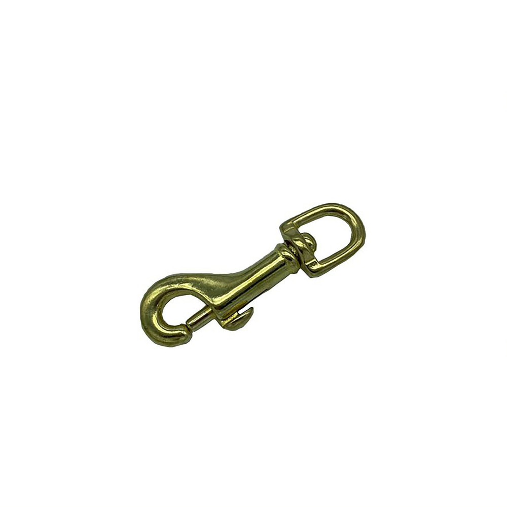 CL Solid Brass SMALL Swivel Trigger Hook (9mm Round Eye) Leads/Pet/Fashion