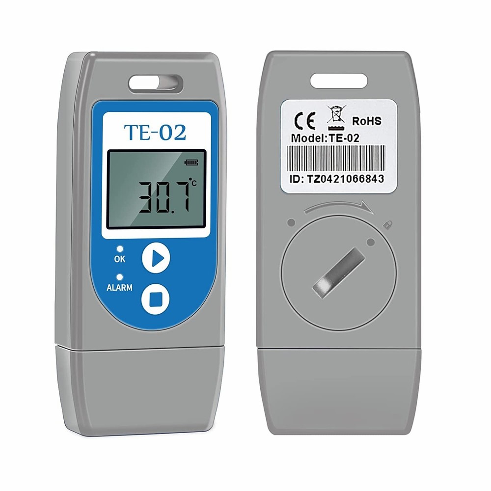 Temperature Data Logger,  USB Temperature Data Recorder with PDF & CSV