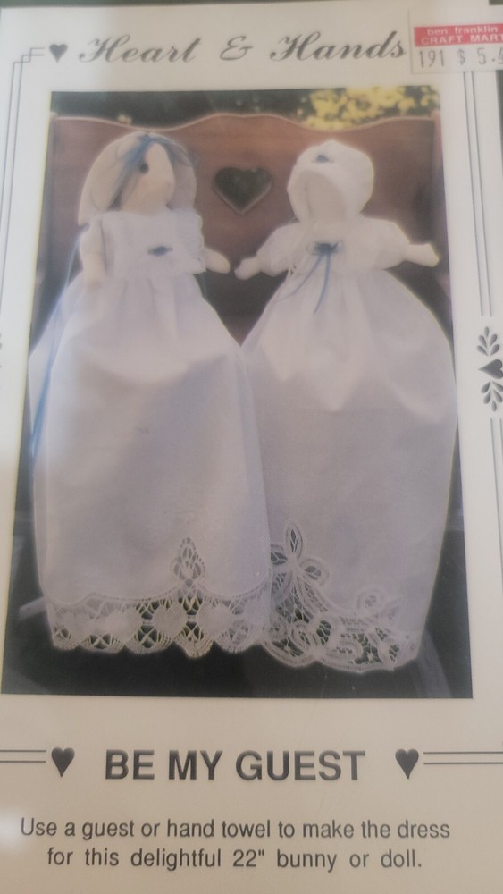 Heart And Hands 22" Doll/ Bunny Pattern