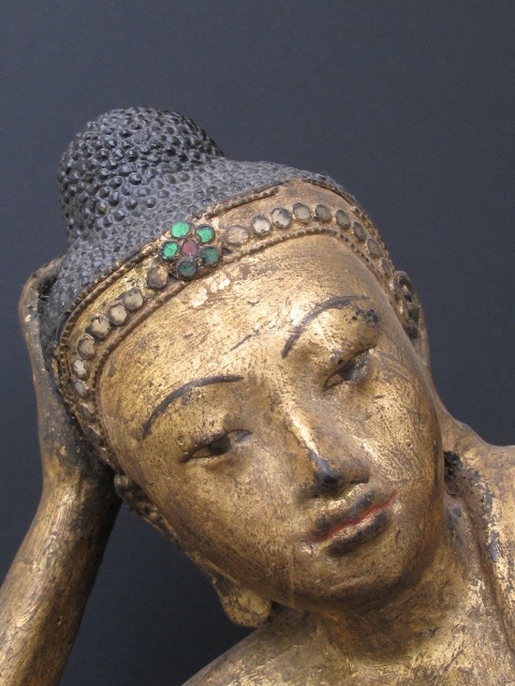 Large Paper Mâché Buddha, Burma