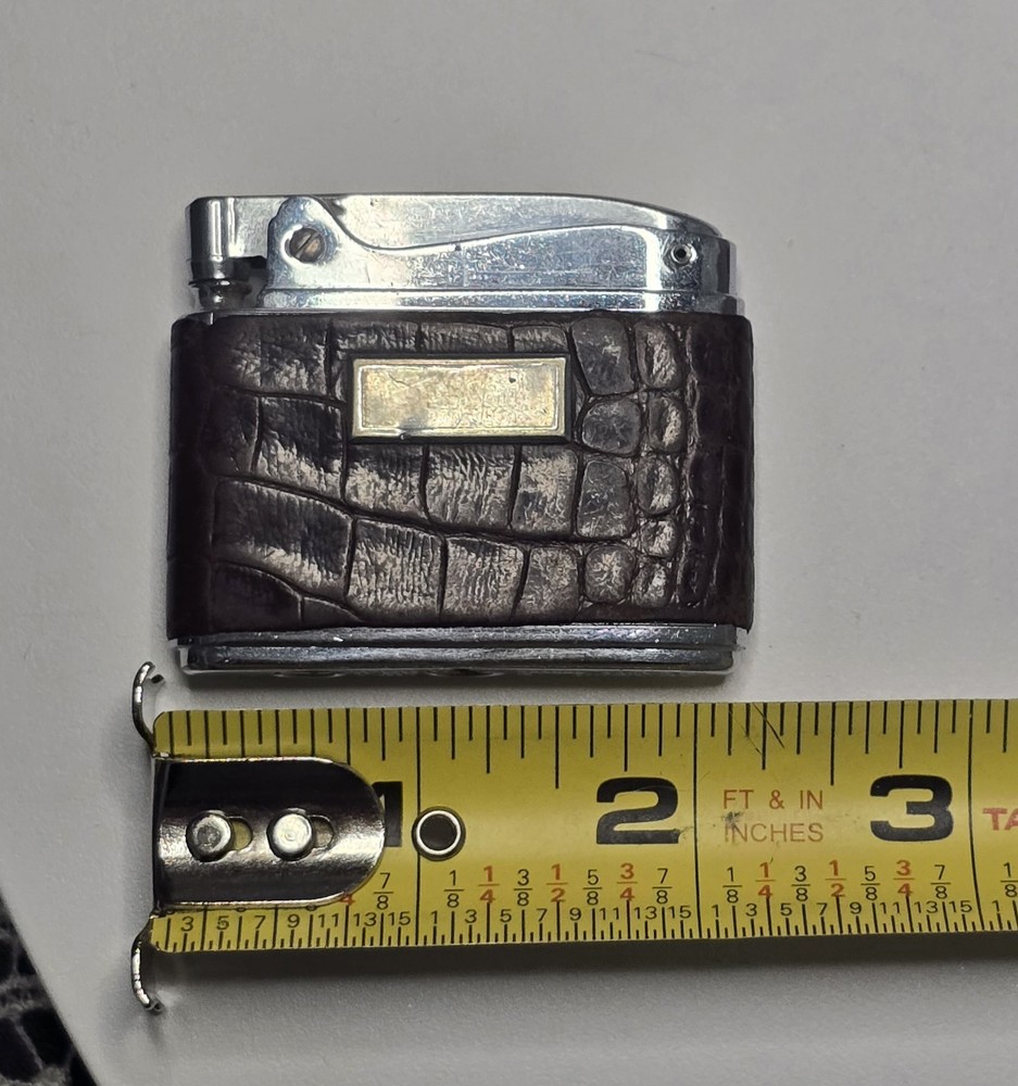 Vintage RONSON ADONIS Push Down Lighter