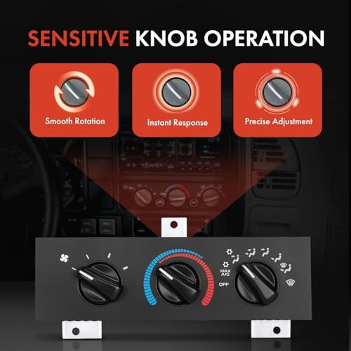 A/C Heater Climate Control Panel Module Compatible with Dodge Ram 1500 2500