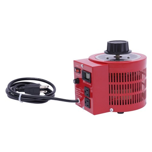 AC 0-130V 2000VA Variac Transformer Regulator Variable Red Voltage Metered 20Amp