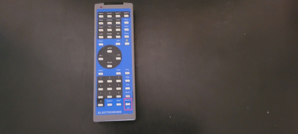 ELECTROHOME VISTAGRAPHX REMOTE CONTROL