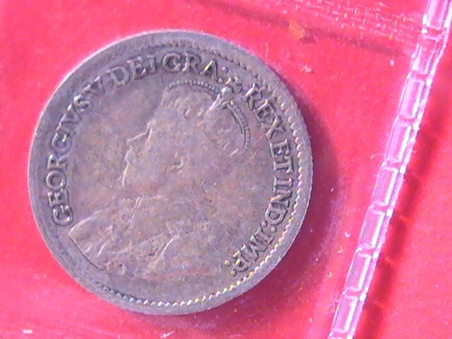 CANADA 5 CENTS SILVER 1918