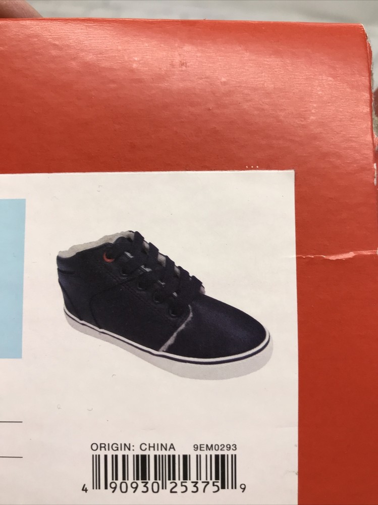 Boys Size 4 Sneaker Cat & Jack Blue High Top Winter Boot