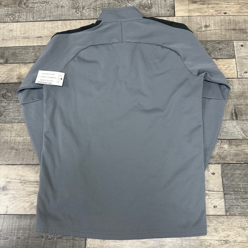 Nike Mens Activewear Jacket Grey 1/4 Zip Pullover Dri-Fit Medium