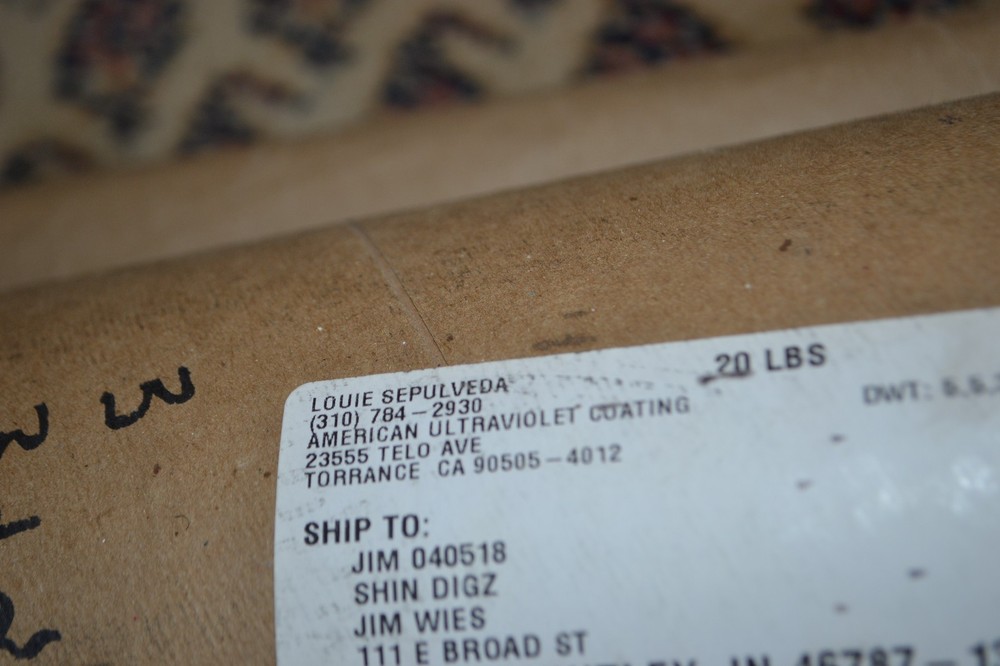 American UV Coater Applicator Roll ~ A2 ~ Rubber Roller