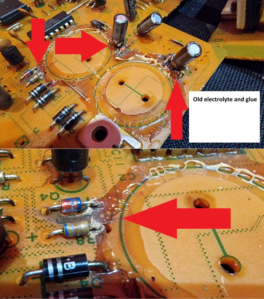 Dynamic-Range Expander DBX 3BX-DS Repair KIT - all capacitors