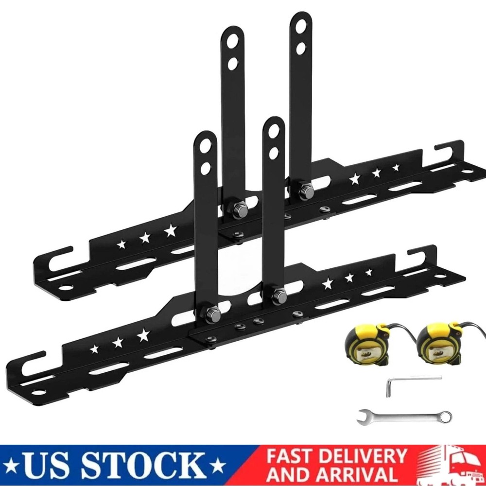 Upgraded Wheel Alignment Tool Kit, Toe Alignment Tool Plates with Extension Arms