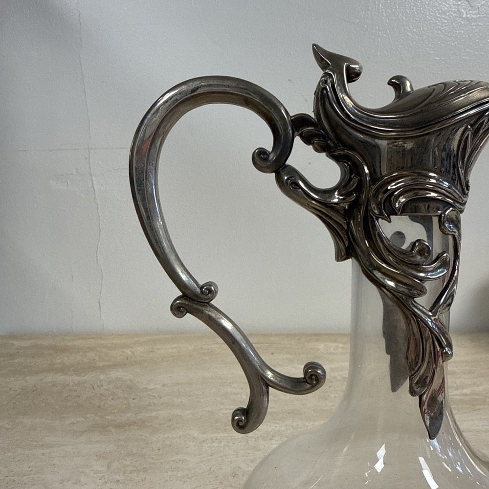 Art Nouveau Silver-Plated Claret Jug