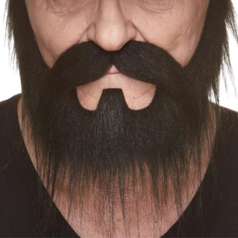 Short Black Beard Costume Accessory