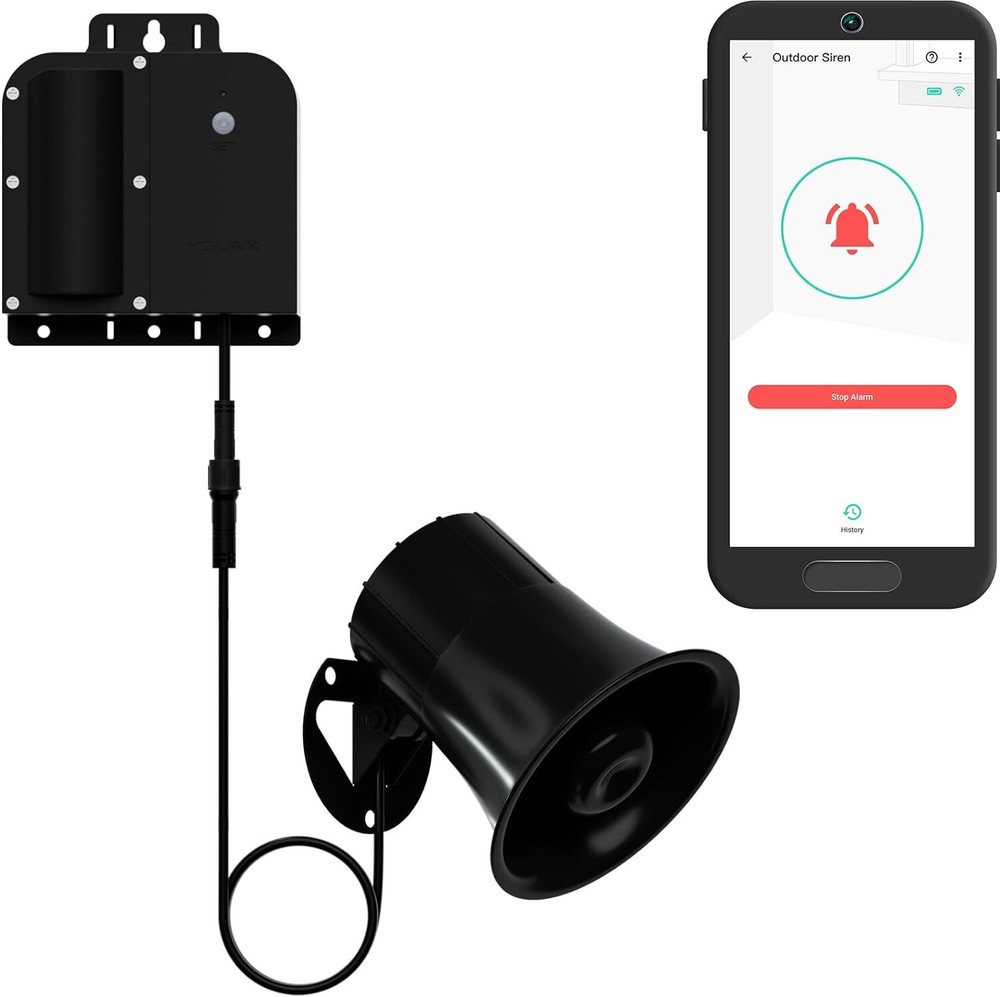 YoLink X3 Version Outdoor Alarm Controller, Ruggedized Battery-Powered 130dB