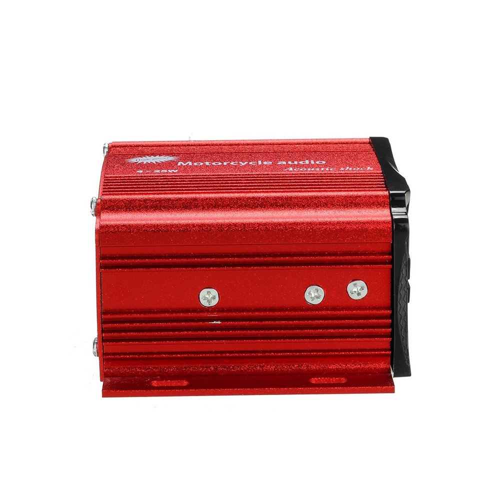 12v Motorcycle Audio bluetooth Remote Control Speaker Sound System SD USB