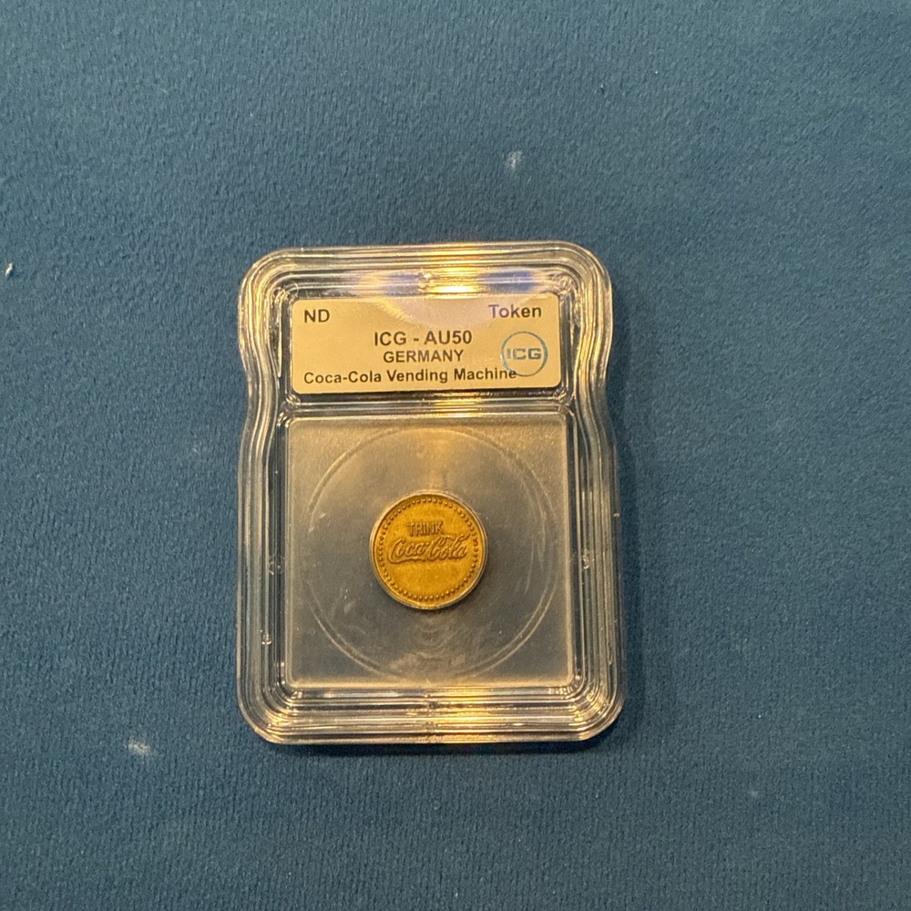 Coca-Cola Vending Machine Token ICG AU50