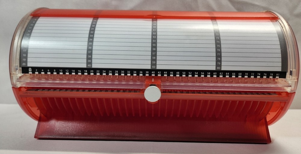 Discgear- Dsic Select 80- Blu-Ray/DVD/Media Storage/Selector- Red, New