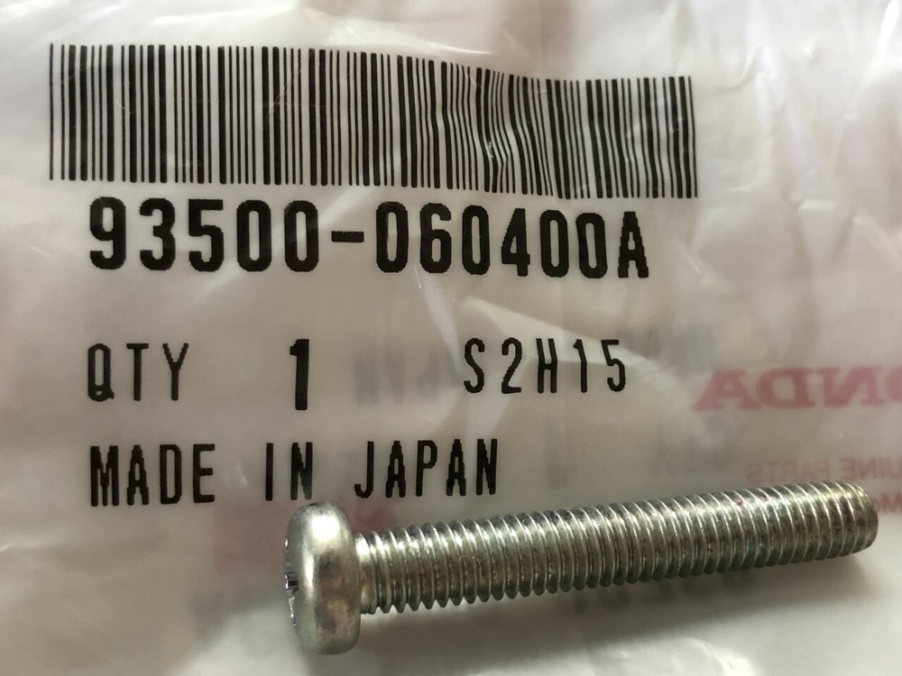 NOS Honda OEM Pan Screw CA77 CA100 CA105 CB125 CB450 93500-060400A