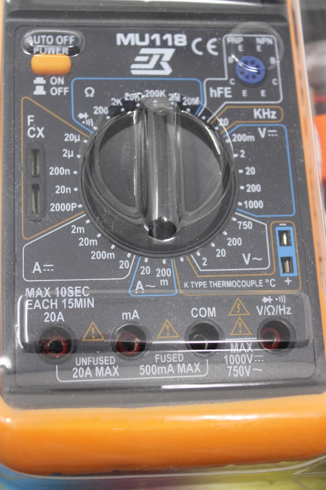 MU118 Digital Multimeter with Capacitance & Frequency! Ham Radio