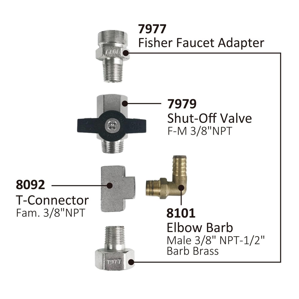 Faucet Adapter- Fisher, 7977