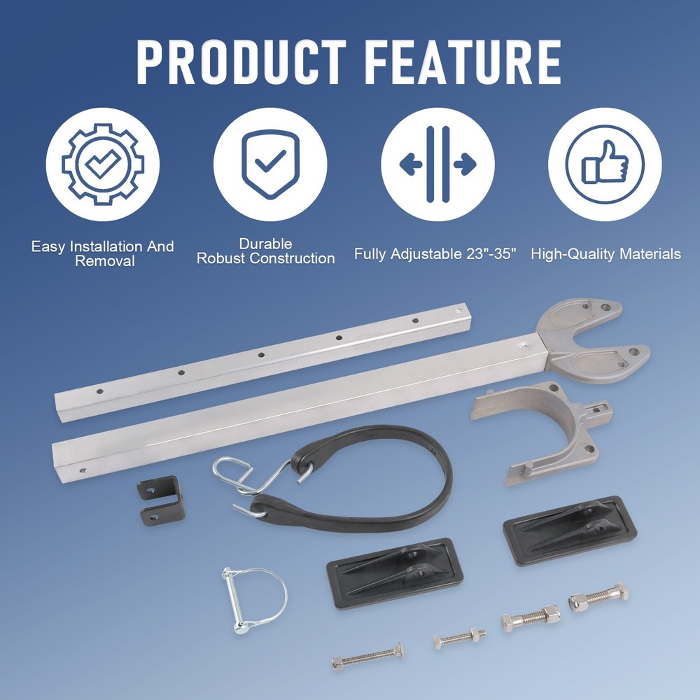 23-35" Adjustable Transom Saver 400-RB Composite Head Holds Engine NEW