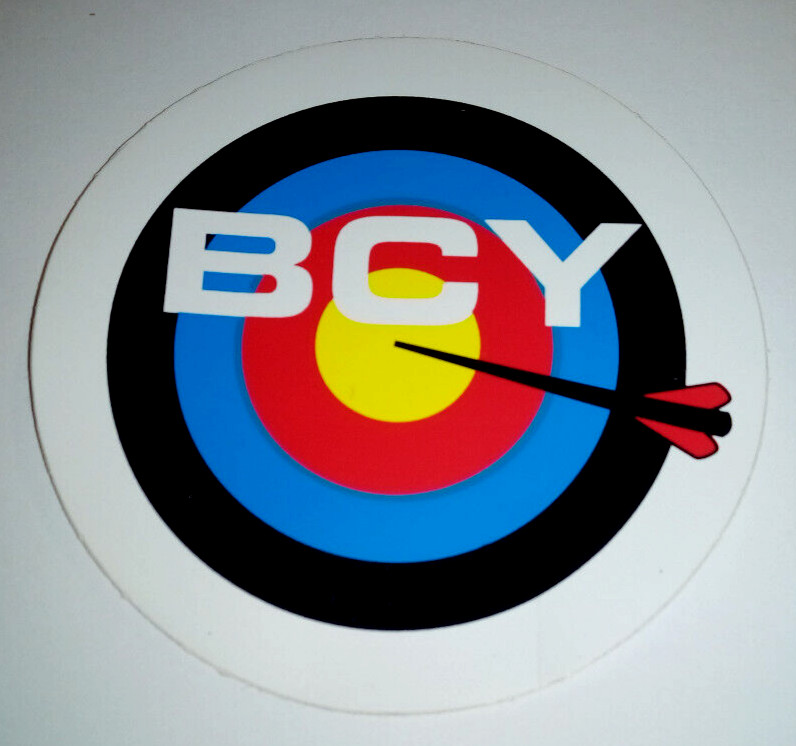Vintage BCY  Bowstrings Archery Decal Sticker