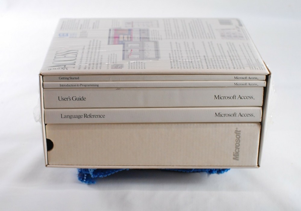 Vintage Microsoft Access v1.0 DBMS Software for Windows - Boxed with all disks