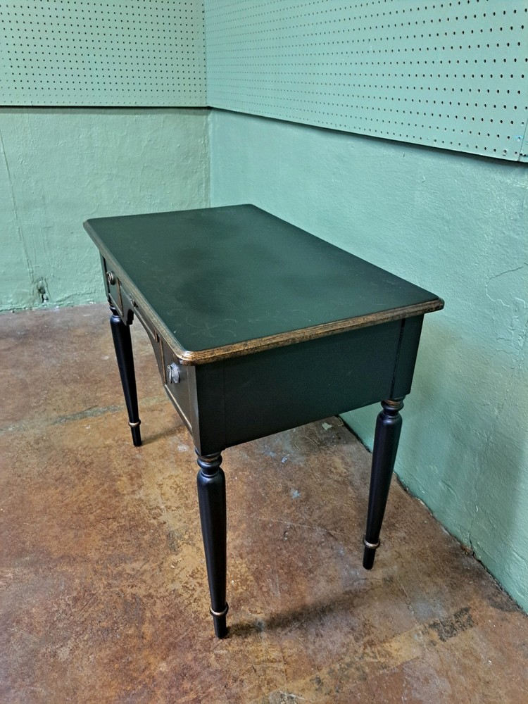 Contemporary Black and Gold Dressing Table 20thc