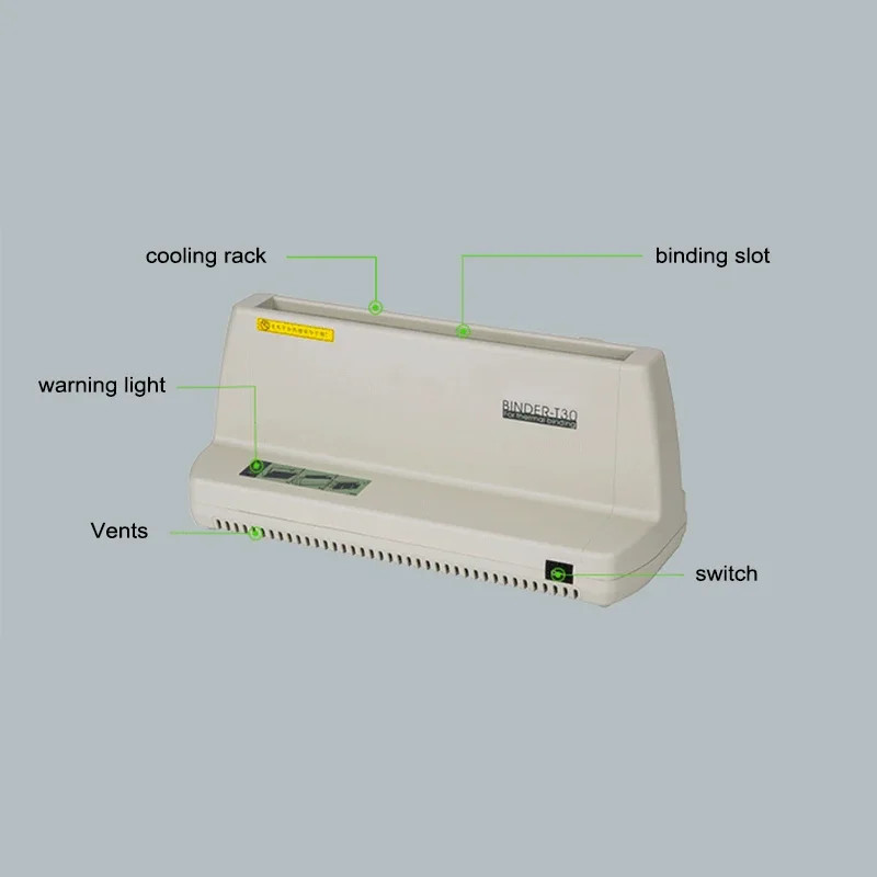 T30 Hot Melt Binding Machine Adhesive Binding Document Contract Text A4 Pack