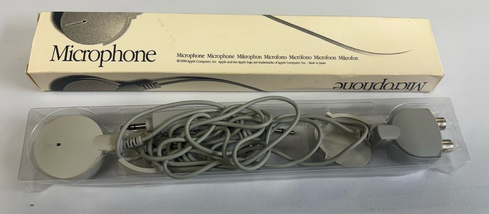 Vintage 1990 Apple Mac Handheld Microphone