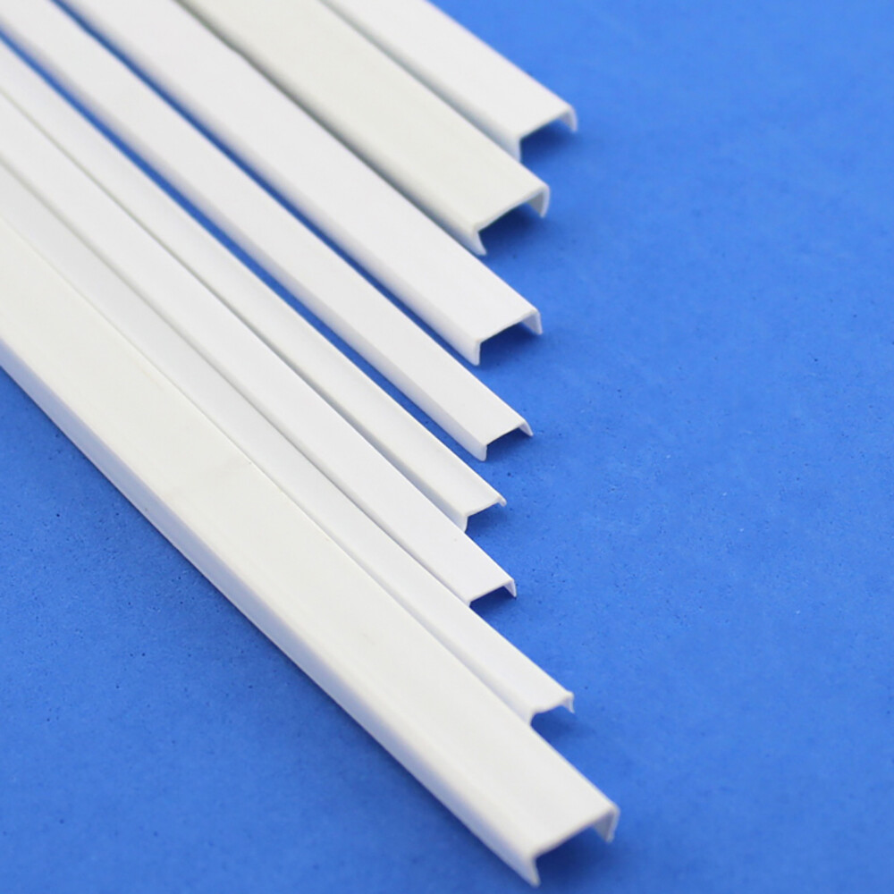 ABS Bar Tube Styrene Plastic Strip/Round/Square/Angles Rod DIY Model Building