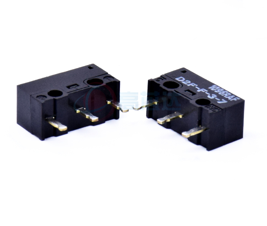2pcs OMRON D2F-F-3-7 mouse microswitch 3-pin microswitch