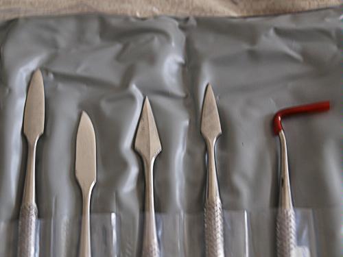 Spatula, Carver Pick, 12-Piece WaxTool Set,