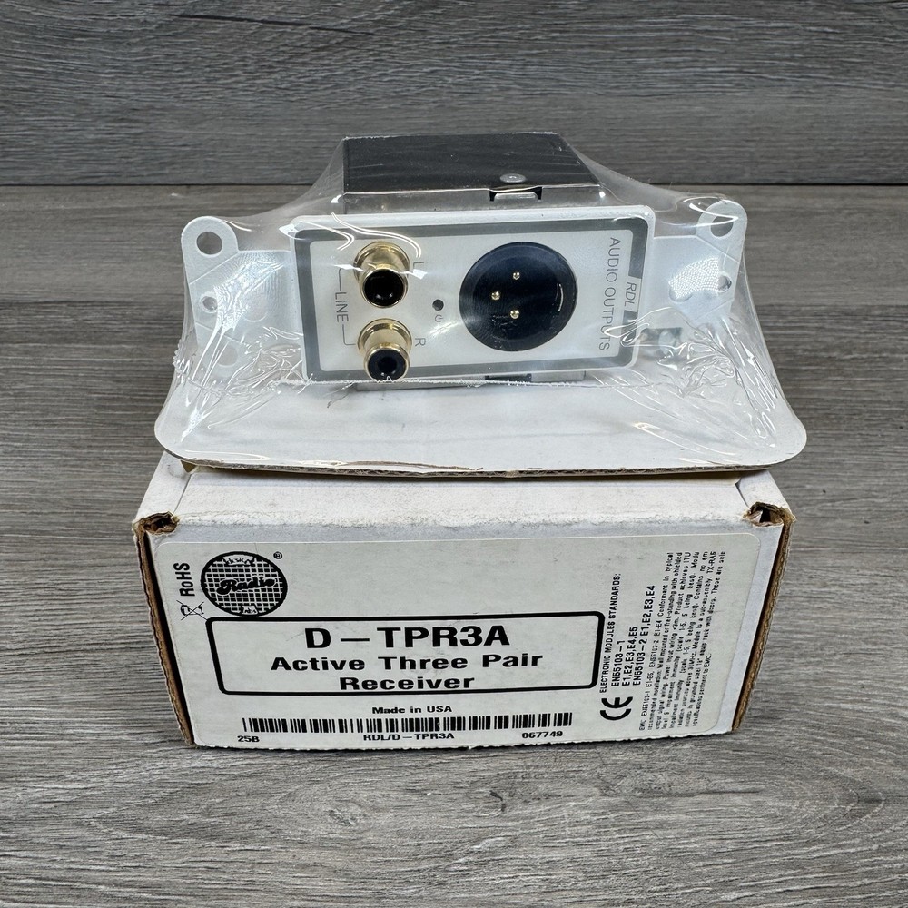 RDL D-TPR3A Active Three-Pair Receiver - Twisted Pair Format-A