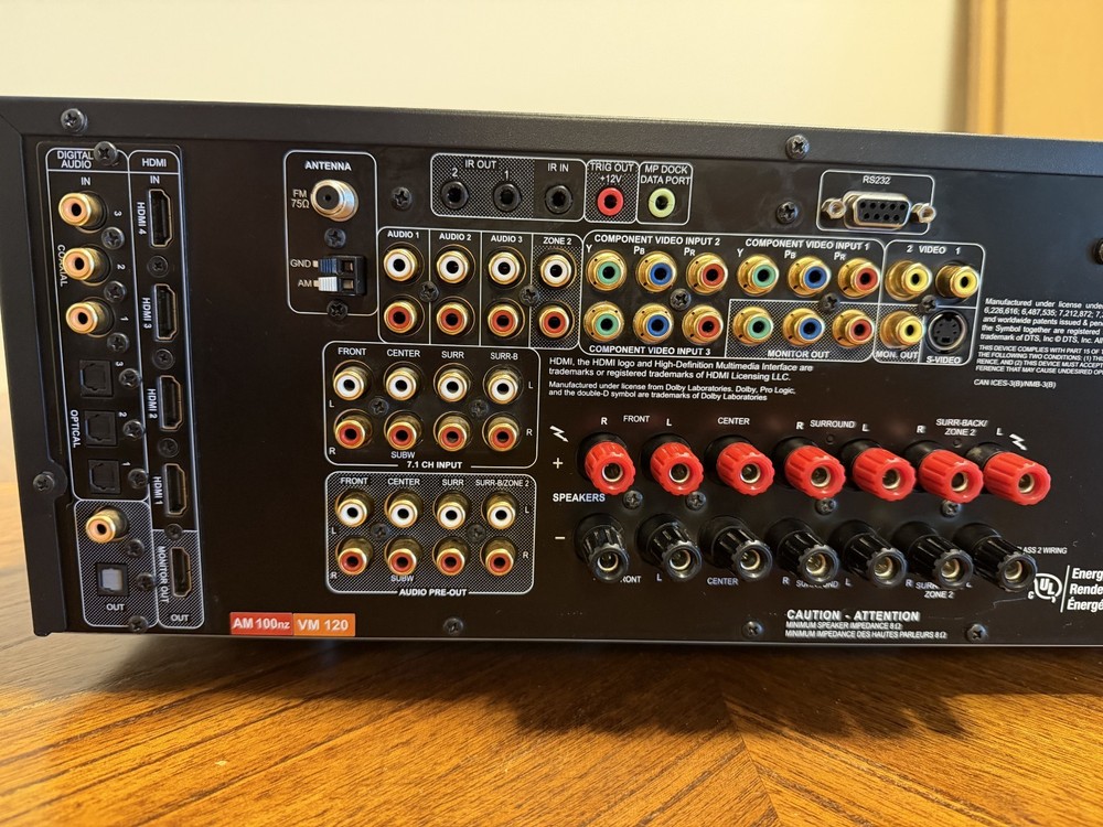 NAD T758 Receiver w/ Mic, Remote and Antenna Bundle