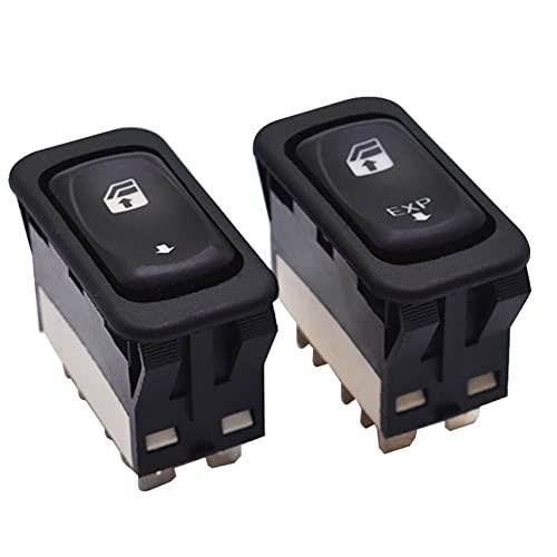 Power Window Switch 2-Pack Driver & Passenger Side Window Control Switch