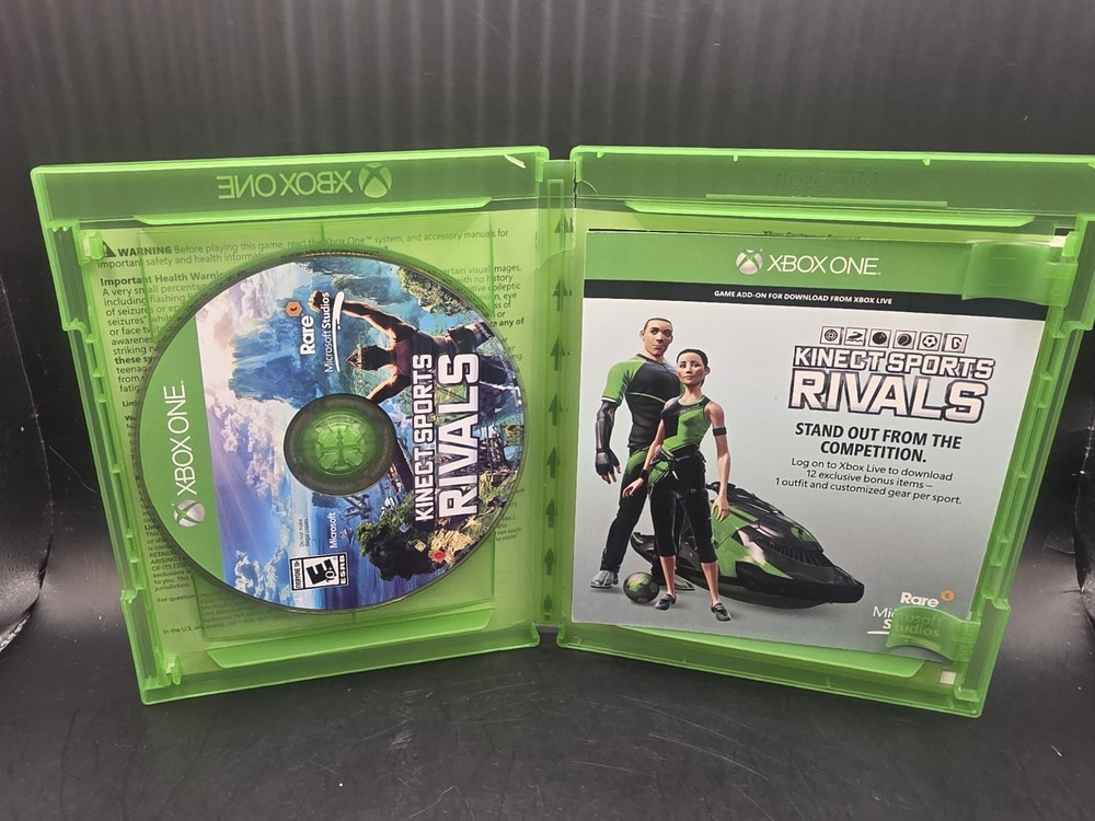 Microsoft Xbox One Kinect Sensor Adapter Model 1520 Bundle w Game Tested