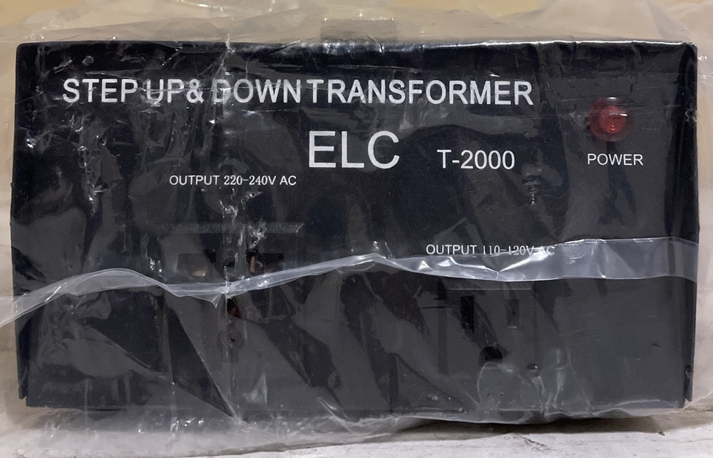 ELC T-2000 2000W Step Up Down Voltage Converter Transformer 110V ⇆ 220V