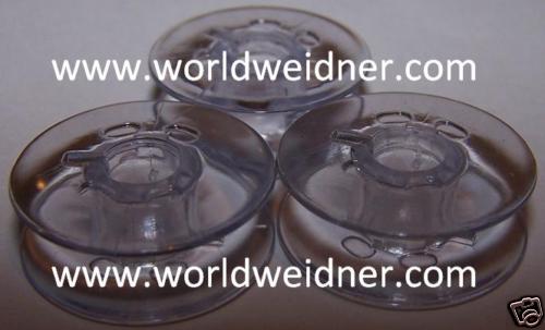 200 Pfaff Plastic Embroidery/Sewing Bobbins-Most Models